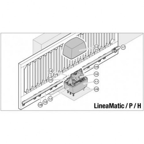 HORMANN Крышка привода для LineaMatic